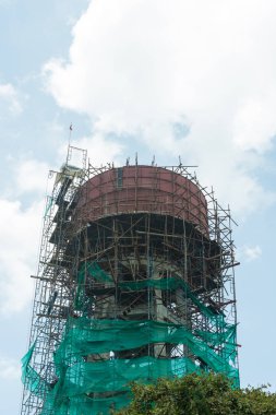 Tayland yüksek su kule inşa.