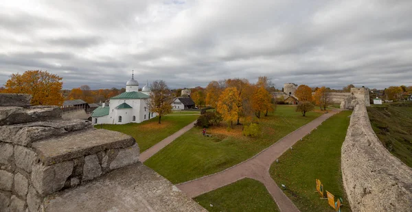 Izborsk Pskov Region Russia 2019 Medieval Fortress Izborsk — Stock Photo, Image