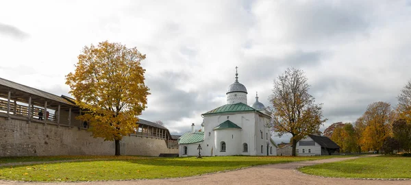 Izborsk Pskov Bölgesi Rusya 2019 Izborsk Ortaçağ Kalesi — Stok fotoğraf