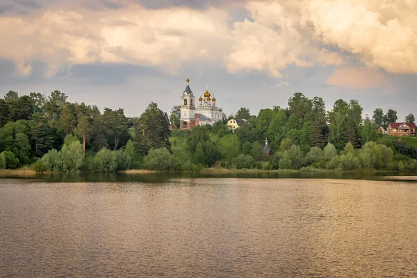 Iglesia Intercesión Santísima Theotokos Zhestylevo Distrito Dmitrov Región Moscú — Foto de Stock