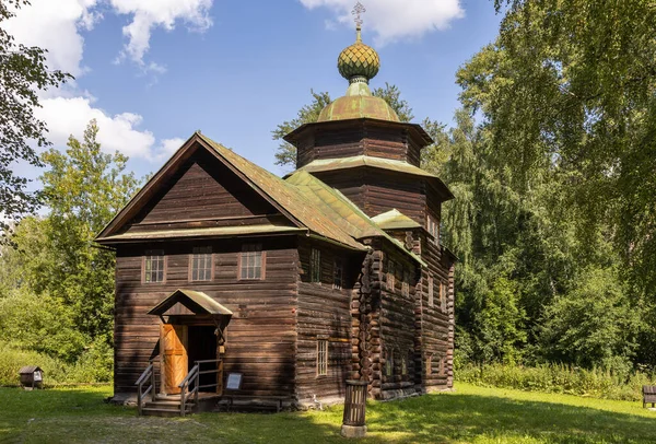 Muzeum Dřevěné Architektury Pod Širým Nebem Kostroma Sloboda Kostel Eliáše — Stock fotografie