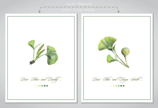 Plantillas Tarjetas Para Invitaciones Boda Tarjeta Felicitación Otro Diseño Ilustración — Foto de Stock