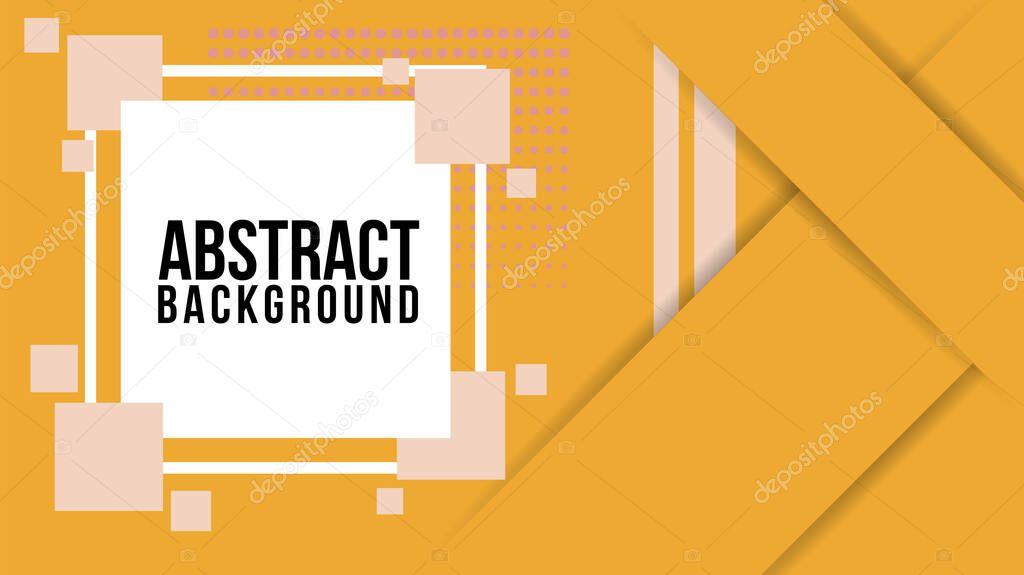 Abstract yellow background modern hopster with geometric shapes wallpaper.Monimalist creative graphics design, bright poster, banner.