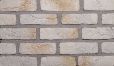 Beyaz tuğlalar duvar arkaplan dokusu madde ekstrüzyonu