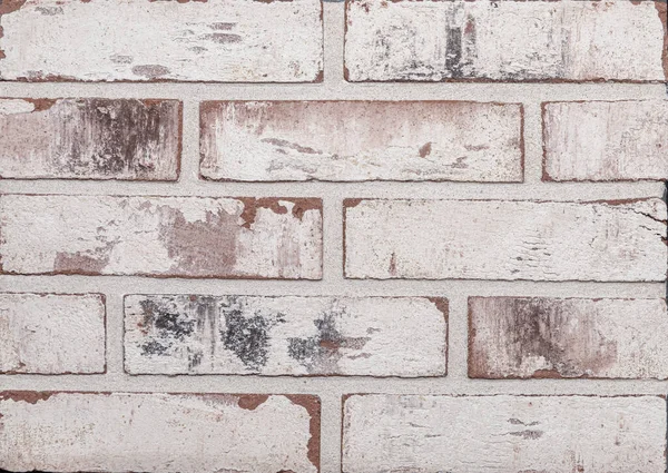 Witte bakstenen muur achtergrond textuur materiaal extrusie — Stockfoto
