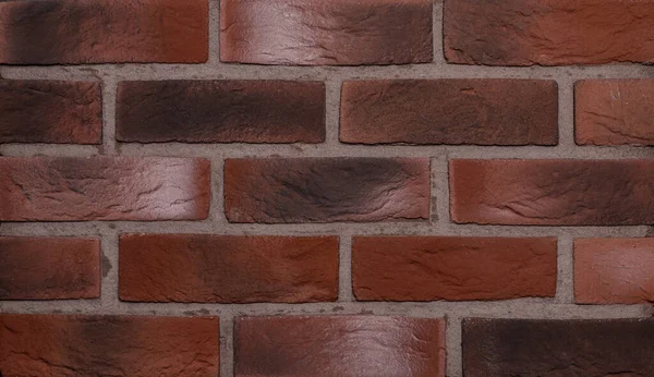 Textura de tijolo e telhas da parede elevação fundo — Fotografia de Stock