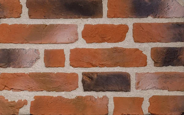 Textura de tijolo e telhas da parede elevação fundo — Fotografia de Stock