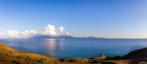 エーゲ海の風景です ギリシャのコス島からの眺め — ストック写真