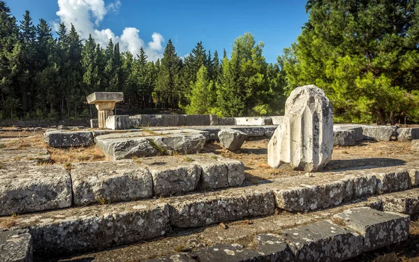 Стародавні Сайт Asclepeion Грецький Острів Кос — стокове фото