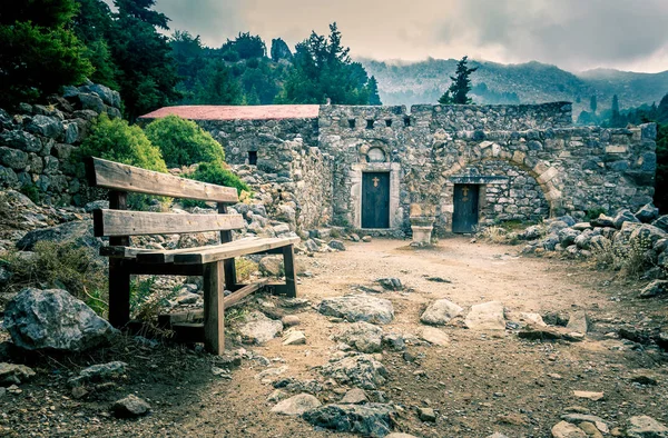 Palio Pili Ruínas Ilha Kos Grécia — Fotografia de Stock