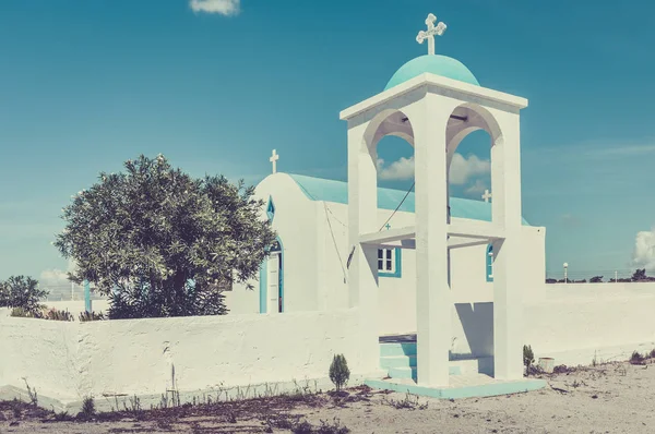 Blue White Orthodox Chapel Greek Kos Island — Stock Photo, Image