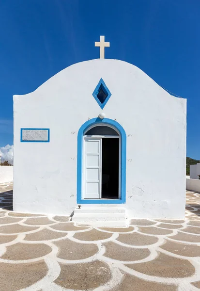 Blue White Orthodox Chapel Greek Kos Island — Stock Photo, Image