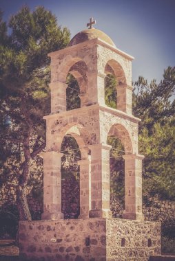 Taş çan kulesi Yunan Kos Adası