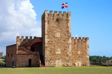 Fortaleza Ozama fortress in Santo Domingo, Dominican Republic clipart