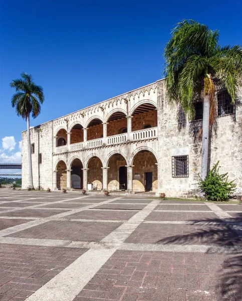 Diego Columbus Palace Alcazar Santo Domingo République Dominicaine — Photo