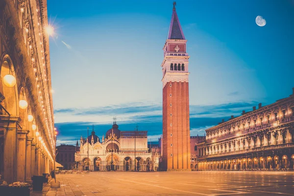 Napfelkelte San Marco Tér Velence Olaszország — Stock Fotó