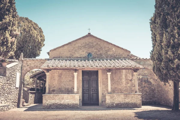 Kleine San Niccolo Kirche Cortona Italien — Stockfoto