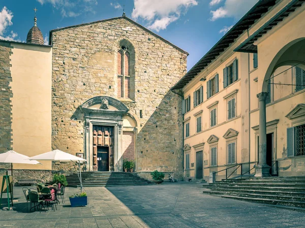 Antike Kirche Und Architektur Toskanischen Arezzo Italien — Stockfoto