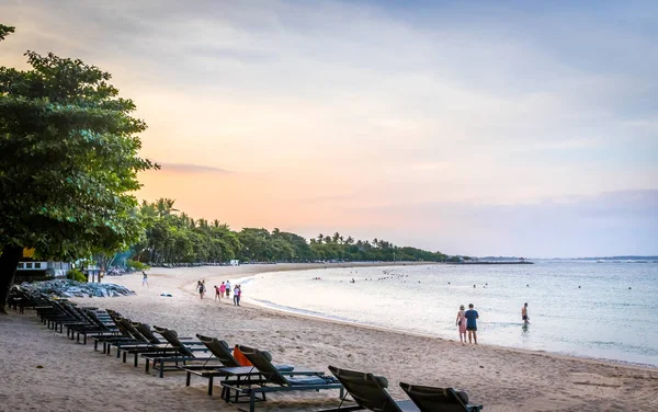 Bali Indonesia Aprile 2018 Spiaggia Paradisiaca Sull Isola Bali Nusa — Foto Stock