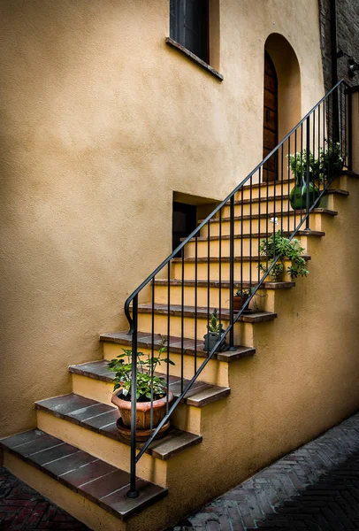 Architecture Old Pienza Town Tuscany — Stock Photo, Image