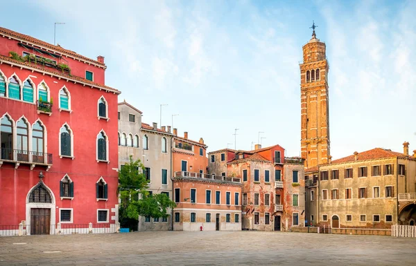 Старинные Здания Утром Венеции Италия — стоковое фото