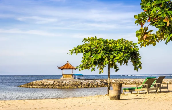 砂の楽園インドネシア バリ島ヌサドゥアのビーチ — ストック写真
