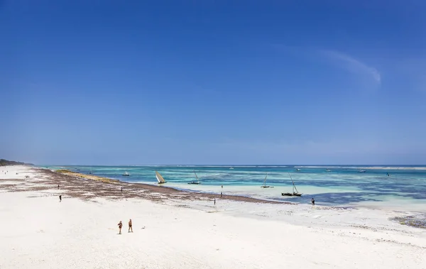 Diani Beach Kenya Октября 2018 Удивительный Пляж Диани Белым Песком — стоковое фото