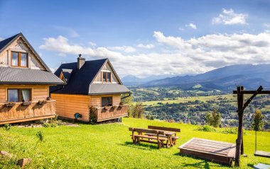 Tatry Dağları ve Zakopane şehir çevresi