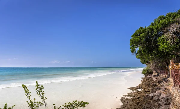 Increíble paisaje marino de playa de Diani, Kenia —  Fotos de Stock