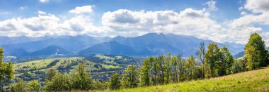 Tatry Dağları ve Zakopane şehir çevresi