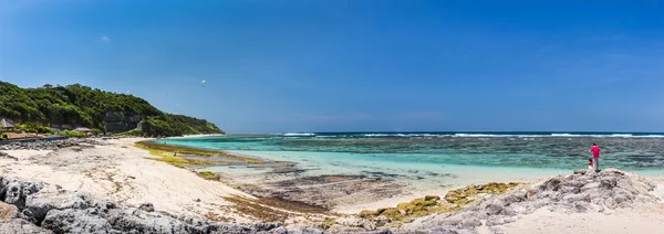 Pantai Pandawa praia na ilha de Bali — Fotografia de Stock