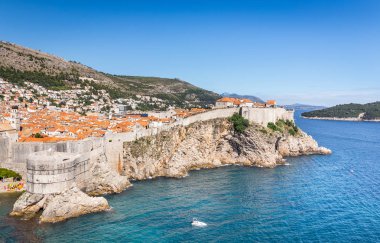 Dubrovnik eski şehir panoraması, Hırvatistan