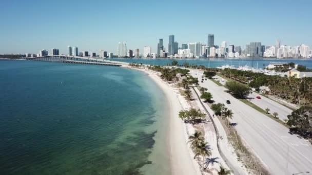 Beau Vol Panoramique Drone Aérien Dessus Route Énorme Dans Grande — Video