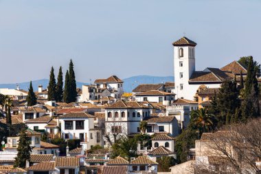 Granada'daki Albaycin Mahallesi, İspanya