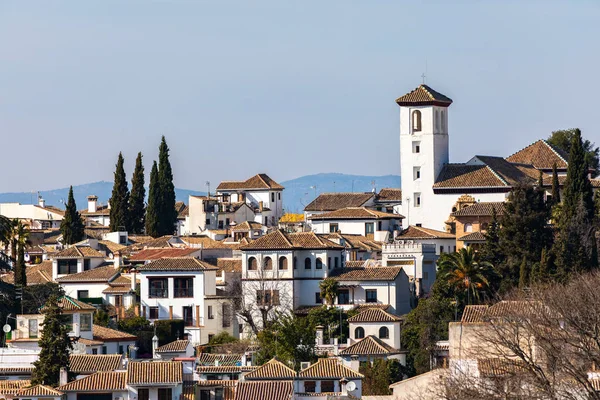 Quartiere Albaycin Granada Spagna — Foto Stock