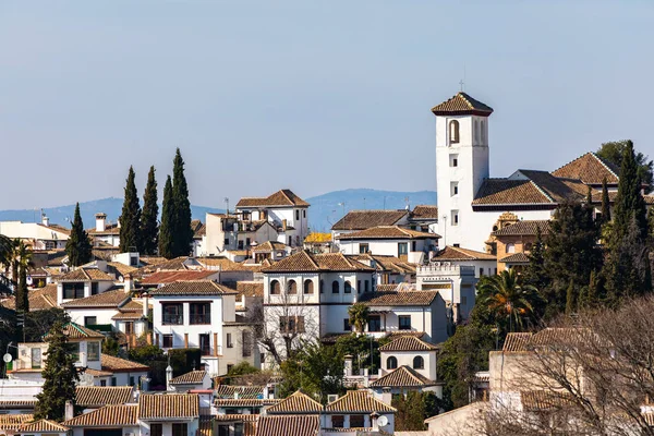 Barrio Albaycin Granada España —  Fotos de Stock