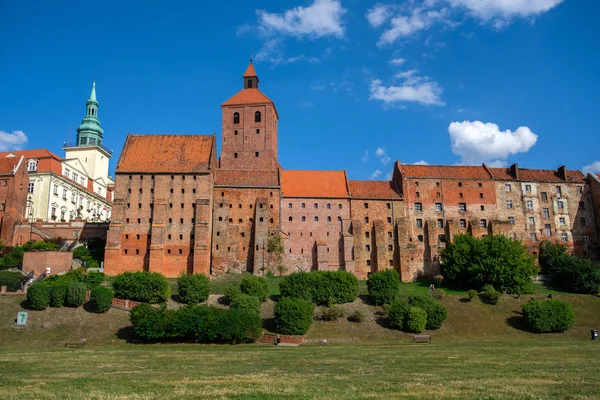 Польські Замки Середньовічні Стіни Фортець Замку Груздзязі Польща — стокове фото