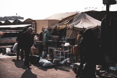 Eski şehrin pazarı.