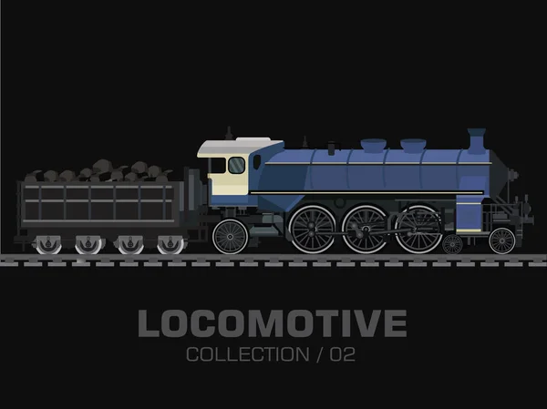 Железнодорожный поезд — стоковый вектор