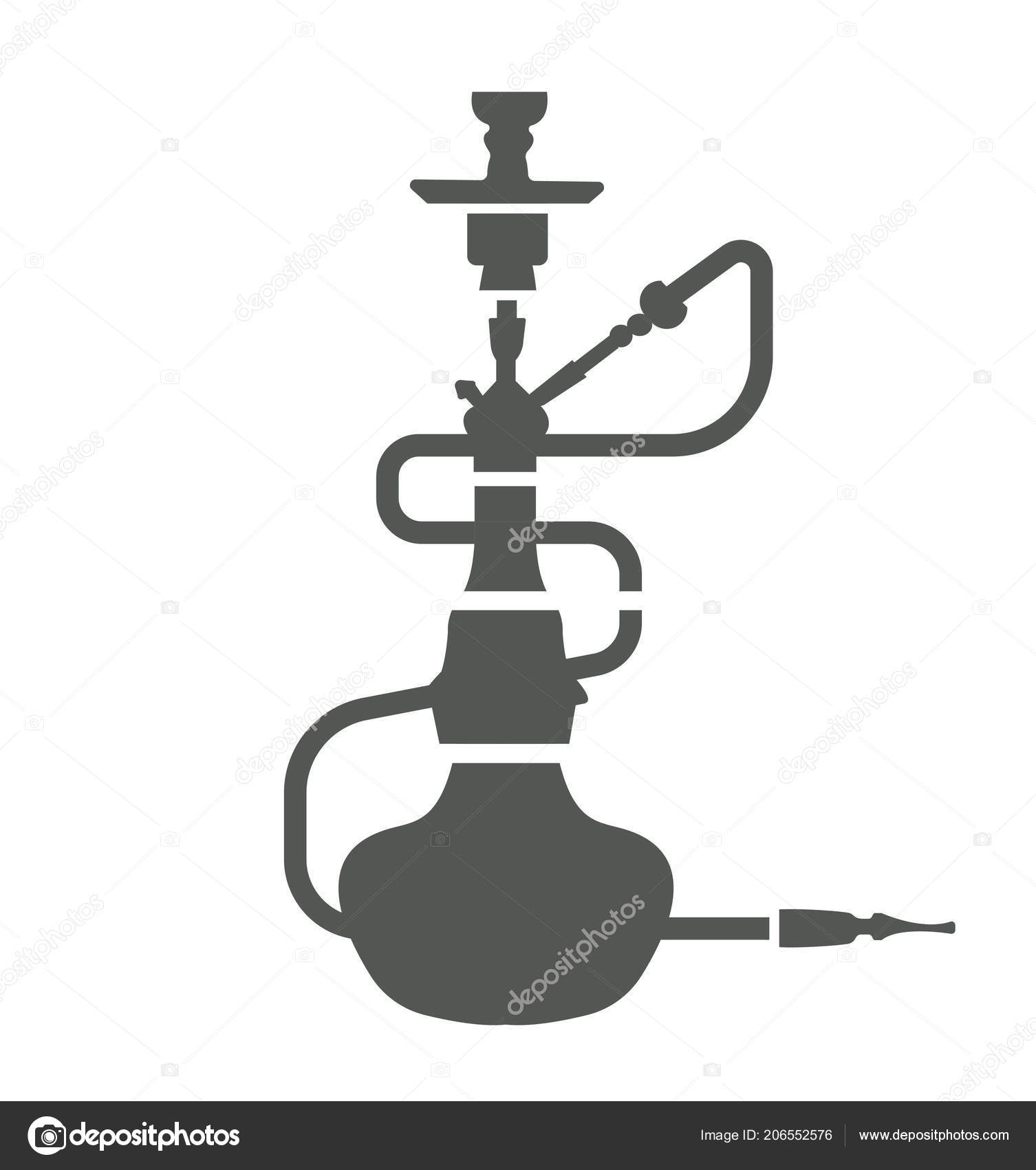 Shisha Hookah Icon Vector Illustration Vector Image By C Sky Designs Vector Stock