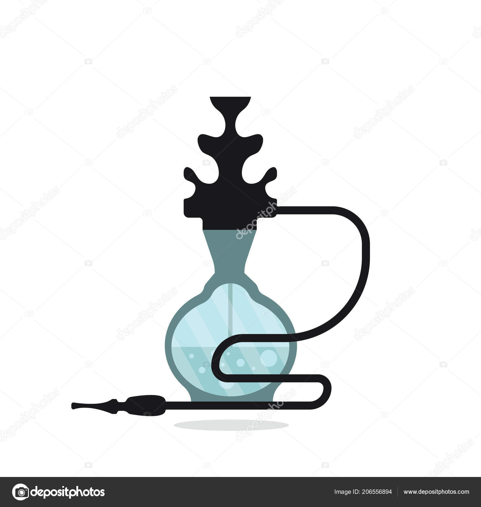 Shisha Hookah Icon Vector Illustration Vector Image By C Sky Designs Vector Stock