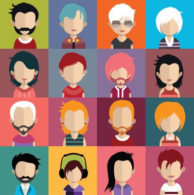 Dizi farklı avatarlar