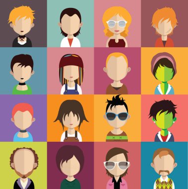 Dizi farklı avatarlar