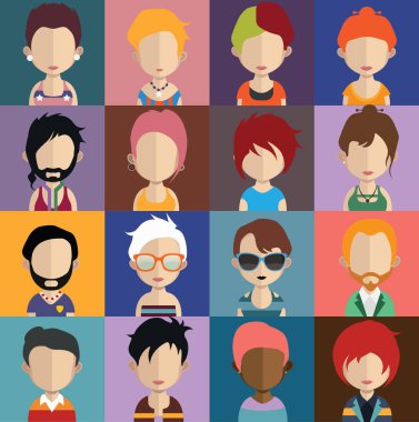 Dizi farklı avatarlar