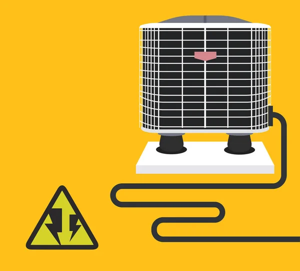 Ilustração Vetorial Colorida Painéis Controle Elétrico Industrial — Vetor de Stock