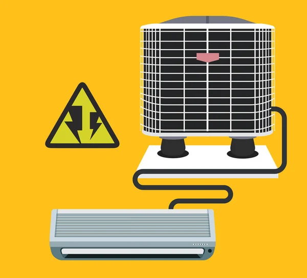 Ilustração Vetorial Colorida Painéis Controle Elétrico Industrial — Vetor de Stock