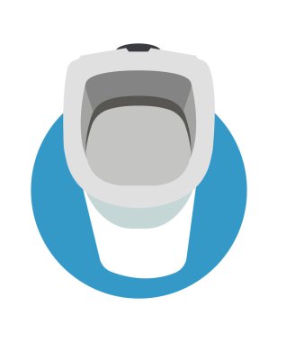 Pisuar wc işareti, vektör çizim