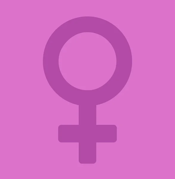 Žena Genderový Symbol Vektorové Ilustrace — Stockový vektor