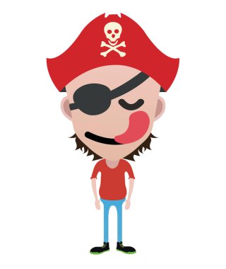 Beyaz arka plan üzerinde vektör illüstrasyon izole erkek avatar