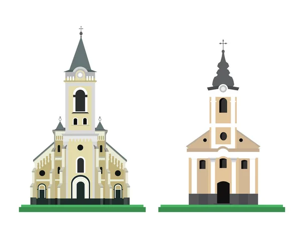 Illustrazione Vettoriale Colorata Del Modello Icona Costruzione — Vettoriale Stock